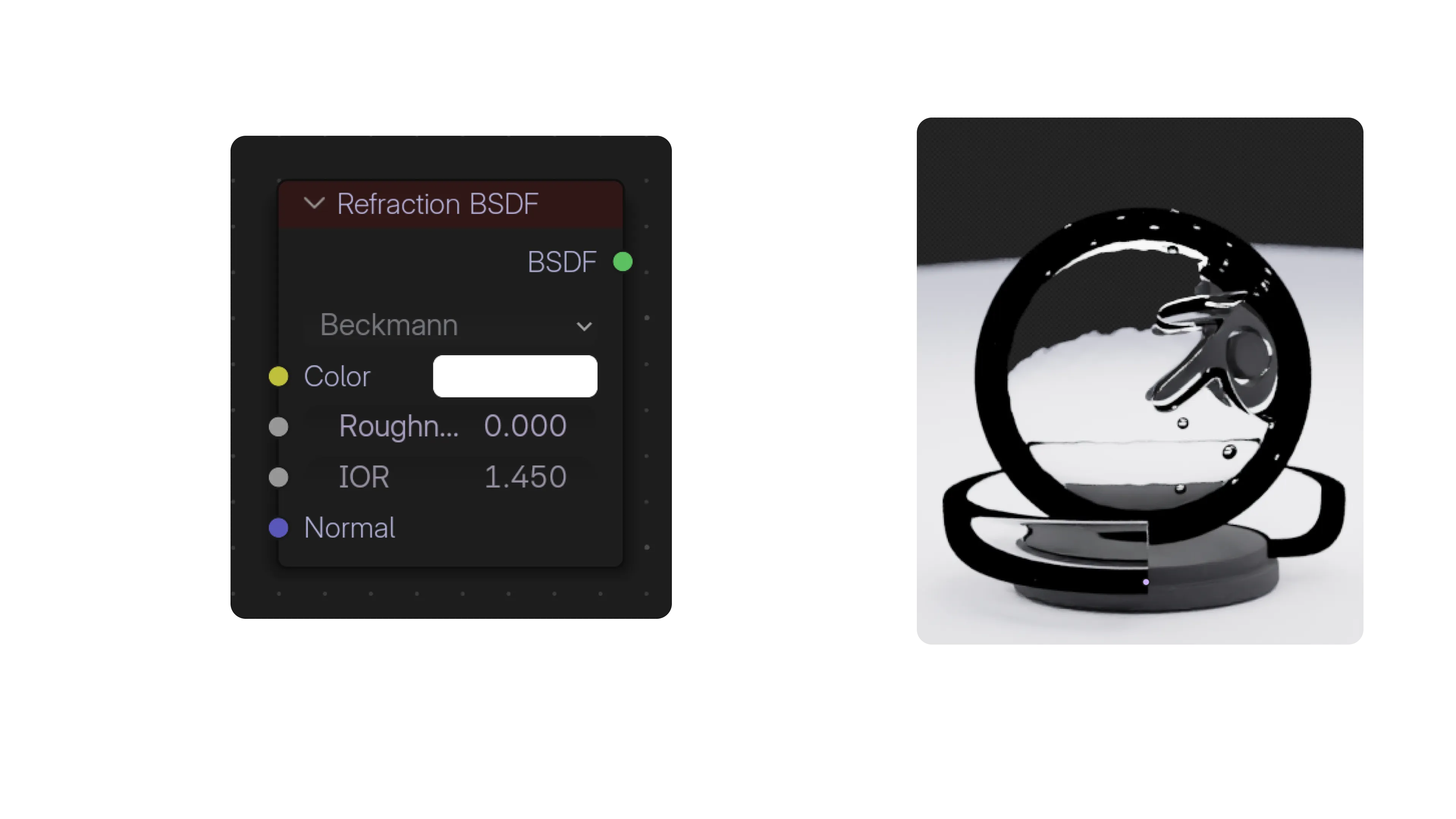 Refraction BSDF